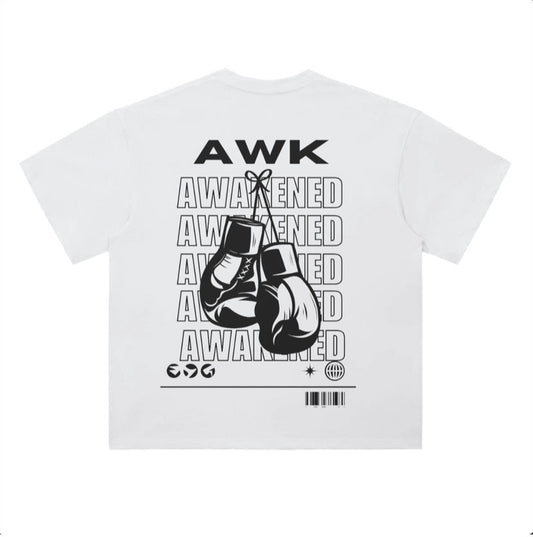 Awakened Oversized Tee – White